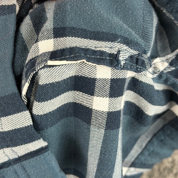 Wrangler ATG Plaid Flannel Shirt Men's XL All Terrain Organic Cotton Polyester - Picture 9 of 11